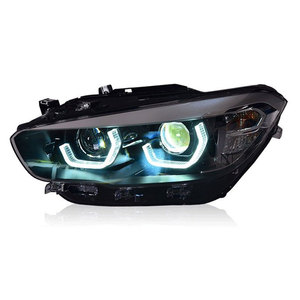 Adecuado para 15-18 <span class=keywords><strong>BMW</strong></span> Serie 1 Conjunto de faros delanteros F20/<span class=keywords><strong>118i</strong></span> Modificación LED Cuchara Lámpara de luz diurna Lente láser - Product Image 3