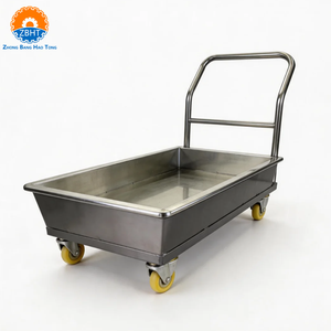 Chariot de transport de bétail haute capacité pour abattoir, chariot d'équipement de boucher pour atelier de transformation de viande bovine - Product Image 3
