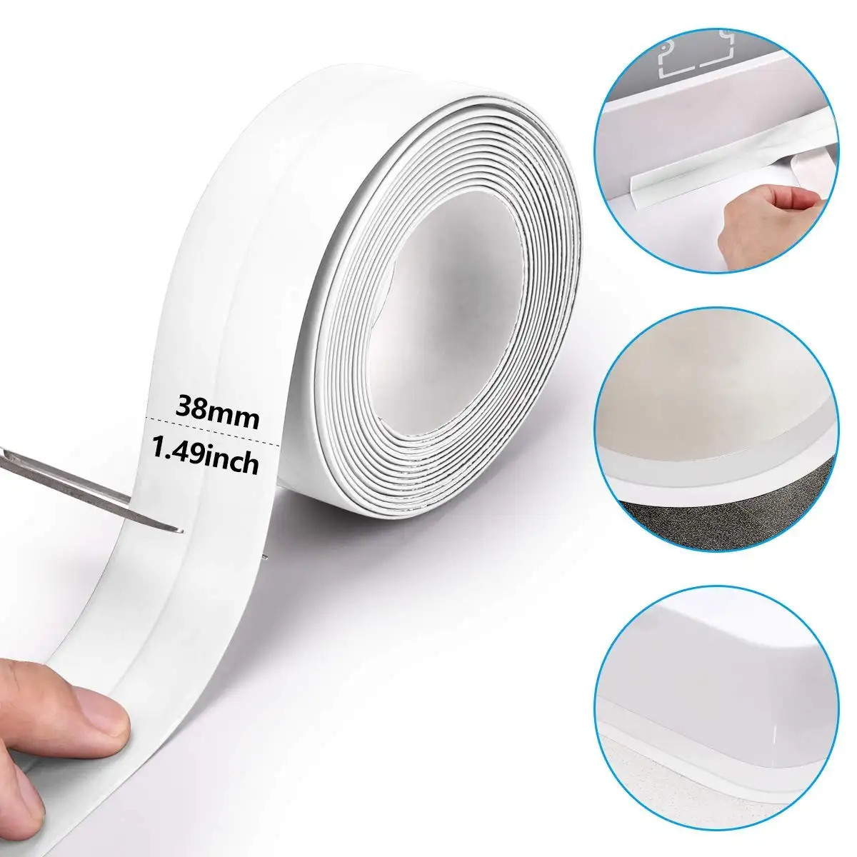 Waterproof Anti-mold Caulking Sealing Kitchen Sink Tape Wall Edge Caulking Tape For Bathtub Toilet Wall Edge And Anti Mildew