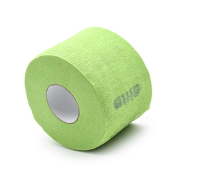 Papel de cuello crepé desechable personalizado de alta calidad, tiras de cuello de papel con volantes de cuello impermeables para peluquero - Product Image 1