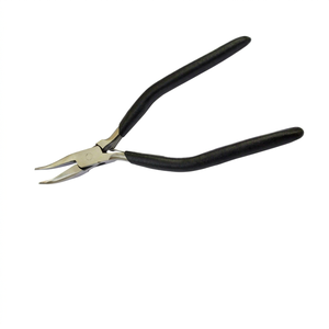 Extra Long Bent Nose Pliers 6.5 Inch Heavy Duty Hardened Steel Jewelry <b>Wire</b> Bending Gripping and <b>Craft</b> Repair Tool|GS1223 - Product Image 1