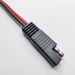 14AWG 2-контактный соединитель SAE Удлинительный кабель в сборе полярность обратной зарядки аккумулятора пользовательский жгут проводов для солнечной панели - Product Image 4