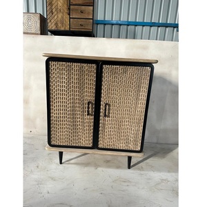 Venta al por mayor Estilo nórdico Diseños modernos Aparador natural Almacenamiento Gabinete de madera Directo DE LA India - Product Image 1