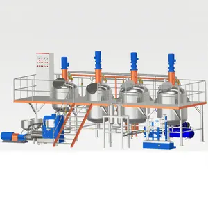 Factory small standard paint/chemical/ink producing line with intelligent control automatically