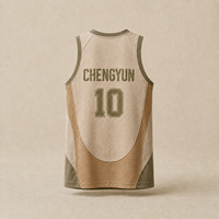 Maillot de basketball respirant personnalisé en gros – Uniforme d'entraînement minimaliste haute performance Future Core