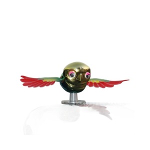 พัดลมติดรถยนต์รูปปีกนก 3 มิติ ใช้พลังลม วัสดุพลาสติก สำหรับตกแต่งกระจกมองข้างภายในรถ - Product Image 2