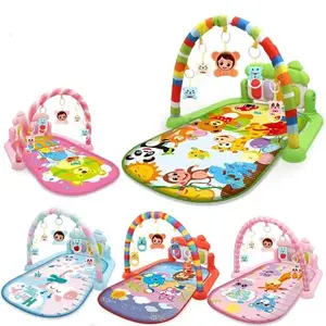 Nouveau-né et bébé éducatif Puzzle tapis coton gymnastique activité tapis de jeu <span class=keywords><strong>Piano</strong></span> clavier <span class=keywords><strong>berceuse</strong></span> musique jouets pour ramper apprentissage - Product Image 1