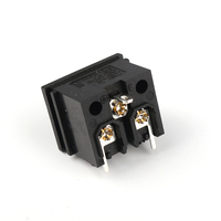 Prise d'alimentation industrielle LANZMFG LZ-6-1WS1P3 en nylon à fixation rapide IEC320, noire, 3 broches, norme américaine 250V 2.5A CE pour usine