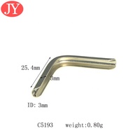Jiuang besi 20mm sudut logam untuk casing tas pelindung Notebook
