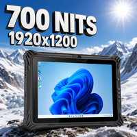 Nueva Tablet Robusta con Windows RT12J de 12.2 Pulgadas, Windows 11 Pro, Intel N5105, 8 GB + 128 GB SSD Reemplazable, 4G LTE, Baterías Dobles, Resistente