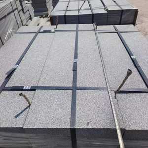 야외 포장 돌 용 천연 다크 그레이 화강암 석판 화염 부시 망치 블랙 G654 화강암 단계 타일 - Product Image 5