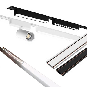 Rail magnétique de 23 mm de large, éclairage encastré ultra-fin, profil de 26 mm, éclairage d'ambiance LED pour salon et salle de bain - Product Image 1