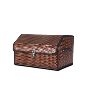 Boîte <span class=keywords><strong>de</strong></span> rangement <span class=keywords><strong>de</strong></span> voiture en cuir pu, boîtier <span class=keywords><strong>de</strong></span> pièces <span class=keywords><strong>de</strong></span> monnaie haut <span class=keywords><strong>de</strong></span> gamme 1 pc - Product Image 4