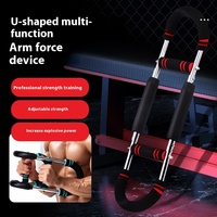 Barra de potencia de Metal portátil Twister, potenciador Muscular de fuerza superior del cuerpo, expansor de pecho Maestro de muslo, ejercitador de brazo, empuñaduras de mano
