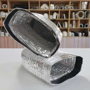 <strong>Air</strong> <strong>Conditioner</strong> Aluminium Foil Pipe Rectangular Flexible <strong>Duct</strong> Connector Economical Custom Design Rectangular Flexible <strong>Duct</strong> - Product Image 3