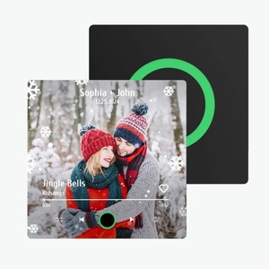 Valentine Lưu Niệm Trống Tủ Lạnh Nam Châm Âm Nhạc Loa Khung Ảnh Với Thiết Kế Âm Nhạc Tủ Lạnh Nam Châm - Product Image 1