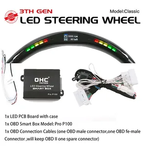 Volant intelligent personnalisé en fibre de carbone TDD avec LED pour Acura Galaxy Pro - Product Image 5