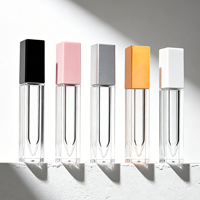 Tube carré vide de 6 ml pour brillant à lèvres, rouge à lèvres liquide, contenant cosmétique pour DIY teinte à lèvres, huile à lèvres, rouge à lèvres liquide - Vente en gros