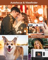 Appareil photo numérique rétro compact sans miroir Sonida 2024 Wifi 5K 48 millions de pixels pour vlogging, carte TF, appareil photo vidéo 2024