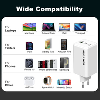 Chargeur rapide GaN 100W 120W pour téléphone, chargeur 65W Type C, prises UK KR EU, chargeurs 140W 150W PD, chargeur mobile pour ordinateur portable