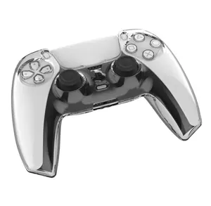 2020 Nieuwe Voor PS5 Transparant Clear Crystal Beschermende Harde Shell Cover Case Skin Accessoires Voor PS5 Controller Compad