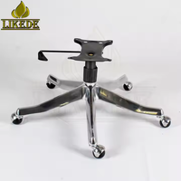 Base de chaise de bureau pivotante en aluminium robuste à 5 étoiles, base de remplacement pour chaise à cinq griffes, fabrication OEM
