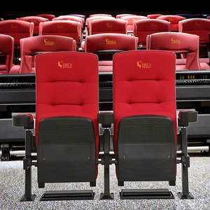 Asientos de <span class=keywords><strong>cine</strong></span> rojos de diseño contemporáneo Sillas de <span class=keywords><strong>Cine</strong></span> de metal Asientos de <span class=keywords><strong>cine</strong></span> baratos a la venta - Product Image 1
