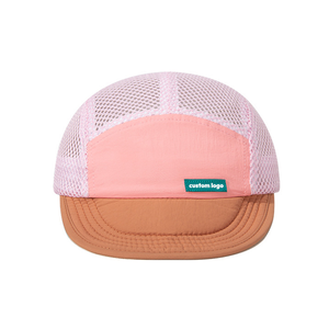 Chất Lượng Cao Biểu Tượng Tùy Chỉnh Nhãn Chạy <span class=keywords><strong>Cap</strong></span> Trọng Lượng Nhẹ Mềm Ngắn Brim Lưới Lỗ Camper Chạy <span class=keywords><strong>Cap</strong></span> - Product Image 3