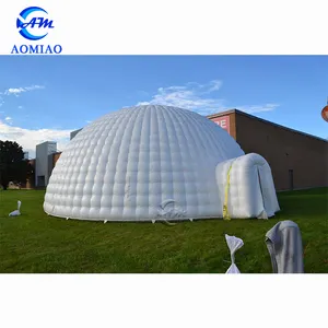 Led Licht Commerciële Aangepaste Opblaasbare Outdoor Party Tent Wedding Event Dome Tent
