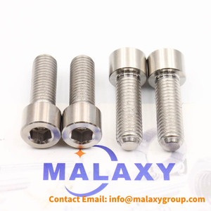 MALAXY-Vis à tête étroite M8x22mm Tc4 en alliage de titane, tige de valve, vis à <span class=keywords><strong>goujon</strong></span> avec un diamètre de tête de 10mm - Product Image 4