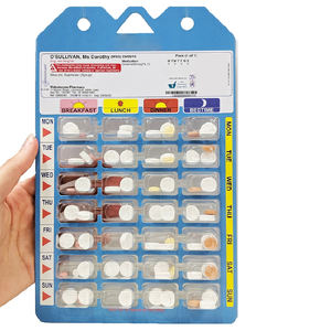 Blister Cards - DIY <span class=keywords><strong>Pharmacie</strong></span> Pilule Mensuel Pilule Organisateur Cold Seal Médicament Emballage <span class=keywords><strong>pour</strong></span> Médicament Jetable Facile à Utiliser - Product Image 6