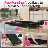 Tapis de marche manuel inclinable à 6 %, tapis de course électrique portable sous le bureau pour la marche, le jogging et l'utilisation au bureau, stock UE, livraison directe