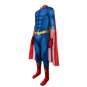 MANGGUO Homelander The Boys Costume de cosplay pour adulte, combinaison et cape pour Halloween - Product Image 1