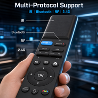 22Keys Ble Voice Smart TV Remote Controller IR Learning Wireless Remote ABS Shell OEM ODM Custom untuk Smart TV Android TV Box