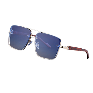 Diseño <span class=keywords><strong>de</strong></span> marca <span class=keywords><strong>de</strong></span> lujo <span class=keywords><strong>de</strong></span> alta calidad, templo <span class=keywords><strong>de</strong></span> grano <span class=keywords><strong>de</strong></span> madera, Metal, doble puente, UV400, <span class=keywords><strong>gafas</strong></span> <span class=keywords><strong>de</strong></span> <span class=keywords><strong>sol</strong></span>, <span class=keywords><strong>gafas</strong></span> <span class=keywords><strong>de</strong></span> <span class=keywords><strong>sol</strong></span> para conducir para hombres - Product Image 3