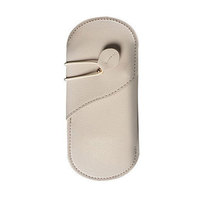 Pochette à pinceaux de maquillage personnalisée, nouveau style tendance, en forme de cœur, avec fermeture à cordon, portable, en cuir PU, étui et support pour pinceaux