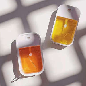 Botella de Spray Cuadrada para Tarjetas de Crédito, 50 ml, Botella de <span class=keywords><strong>Alcohol</strong></span> Desinfectante, Desinfectante de Manos, Botella de Spray para Subenvasado, Llavero - Product Image 3