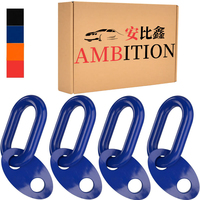 Ensemble de supports de levage AMBITION pour support moteur, capacité de 5500 lb, barre de support moteur pour élingues de levage et niveleurs de charge, 4 pièces
