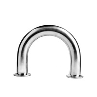 Aohoy Acier inoxydable de qualité alimentaire SS304 SS316 180 degrés U type ss tube laitier coude de retour