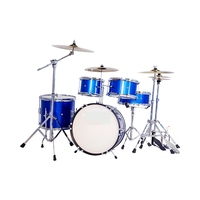 Custom Percussion Instruments Junior Drums Kit Set for Beginner's Practise Set of Drums
