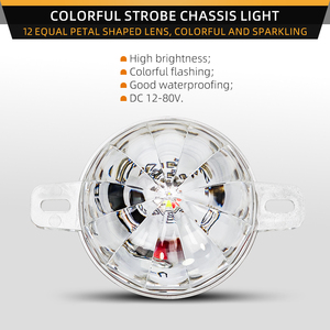 Đầy màu sắc độ sáng cao xe tải <span class=keywords><strong>LED</strong></span> Chassis ánh sáng DC 12-80V xe <span class=keywords><strong>Strobe</strong></span> underglow ánh sáng không thấm nước nhiều màu cảnh báo ánh sáng - Product Image 5
