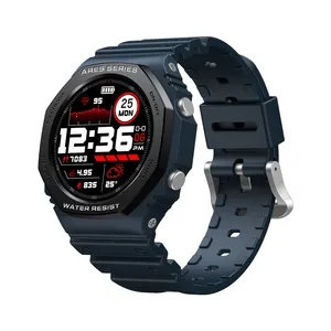 NEW Rugged Fashion Smartwatch 50M Waterproof Long Battery Life HD Color Display SmartWatch For Android iOS Zeblaze Ares 2