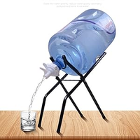 Support pliable et anti-poussière en acier inoxydable de Shanghai pour 2 bouteilles de distributeur d'eau de 5 gallons