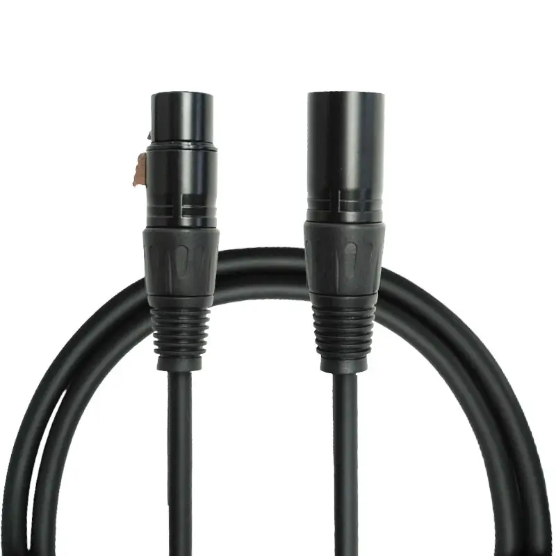 Cabo Xlr profissional cobra microfone cabo 3Pin macho para fêmea áudio Xlr para cabo Xlr