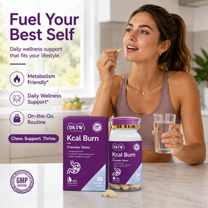 Tabletas Masticables OKTW Kcal Burn con Té <span class=keywords><strong>Verde</strong></span>, Supresor del Apetito, Control de Peso, Suplemento para el Bienestar Metabólico, en Stock - Product Image 1