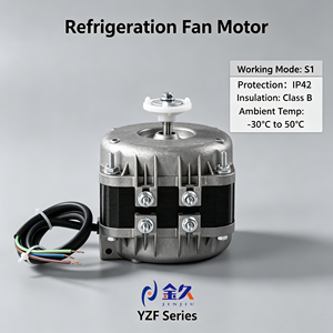 Motore a poli schermati per apparecchiature di refrigerazione, classe di protezione IP42, rotazione antioraria, motore di ricambio per ventola del condensatore - Product Image 1