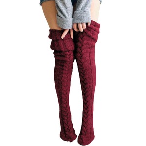 Women's Thick Knee-High <strong>Socks</strong> Solid Color Long Stockings Warm Ankle <strong>Socks</strong> for Daily Use in Autumn and Winter - Product Image 1