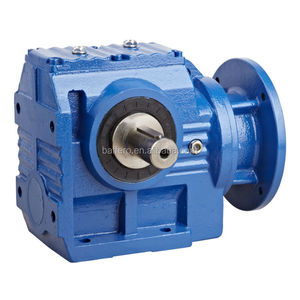Réducteur de vitesse à engrenages hélicoïdaux coniques en fonte haute efficacité - Vente directe usine pour une réduction précise du couple/vitesse (montage sur pied/à bride) - Product Image 2