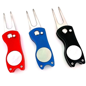 Golf <strong>Divot</strong> Repair <strong>Tool</strong> <strong>with</strong> Magnetic Button <strong>Ball</strong> Marker <strong>Divot</strong> <strong>Tool</strong> Foldable Switchblade Golf <strong>Divot</strong> <strong>Tool</strong> for Golfers - Product Image 1