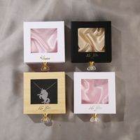 Boîte à Bijoux Coulissante Personnalisée Écoresponsable avec Fenêtre PVC, Emballage Carton pour Colliers, Boucles d'Oreilles et Pendentifs
